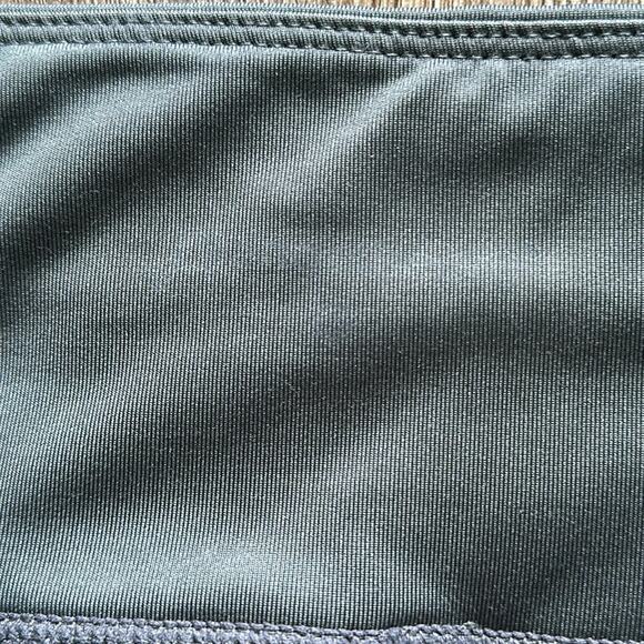 Orangetheory Fitness High-Waist Leggings Gray/Orange Stripe Size Medium - Picture 3 of 5